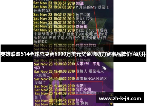 英雄联盟S14全球总决赛6000万美元奖金池助力赛事品牌价值跃升 英雄联盟S14全球总决赛6000万美元奖金池助力赛事品牌价值跃升